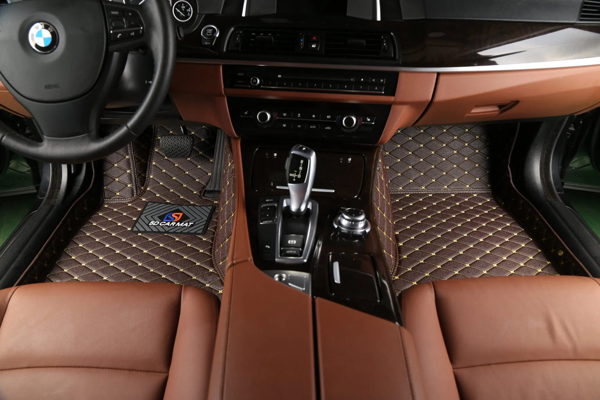 Car Accessories for Women Car Accessories Luxury Double Layer with Coil Mat Hand Sewing Leather Customize Factory Wholesale 7D Car Mats Sengar Brand