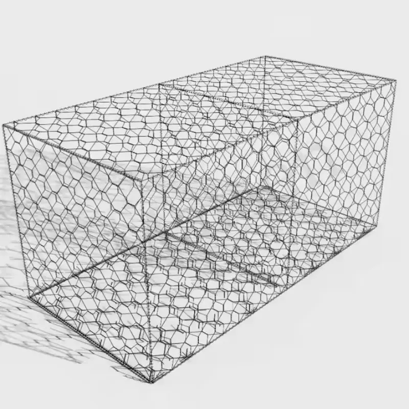 Оптовыепродажи Габионная коробка Каменная оцинкованная шестиугольная габионная сетчатая корзина для защиты реки Заводы, Поставщики
