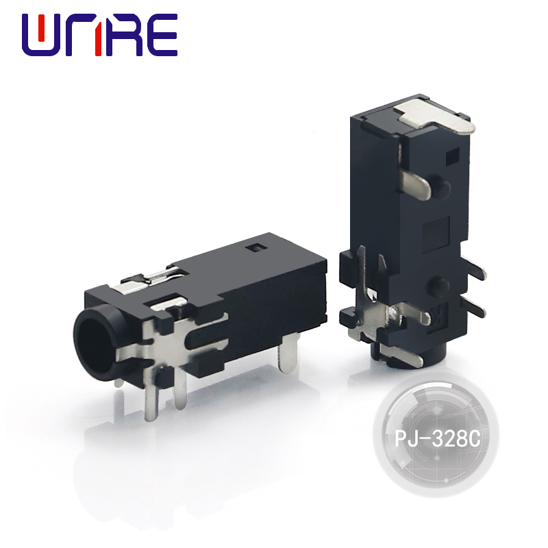 China PJ-328C Headphone Socket 0.5A 30V Black Suppliers, Factories