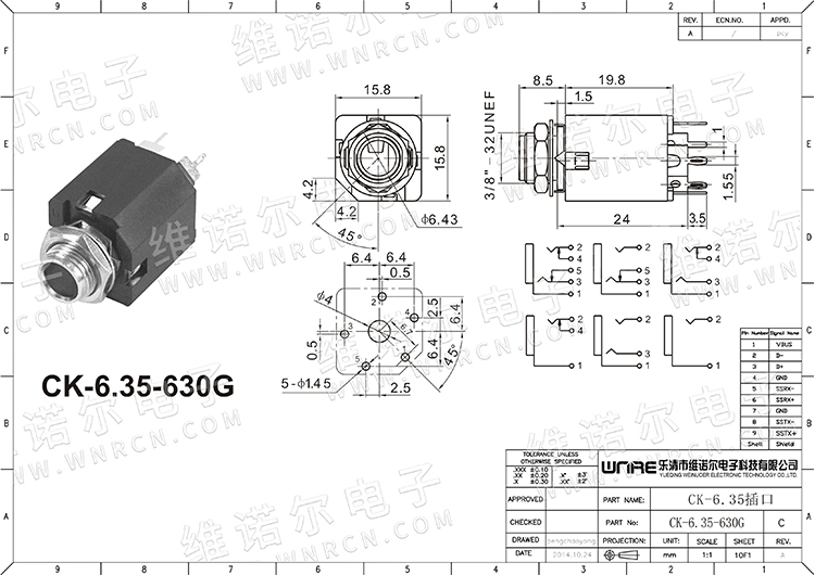CK-6.35-630G Product View