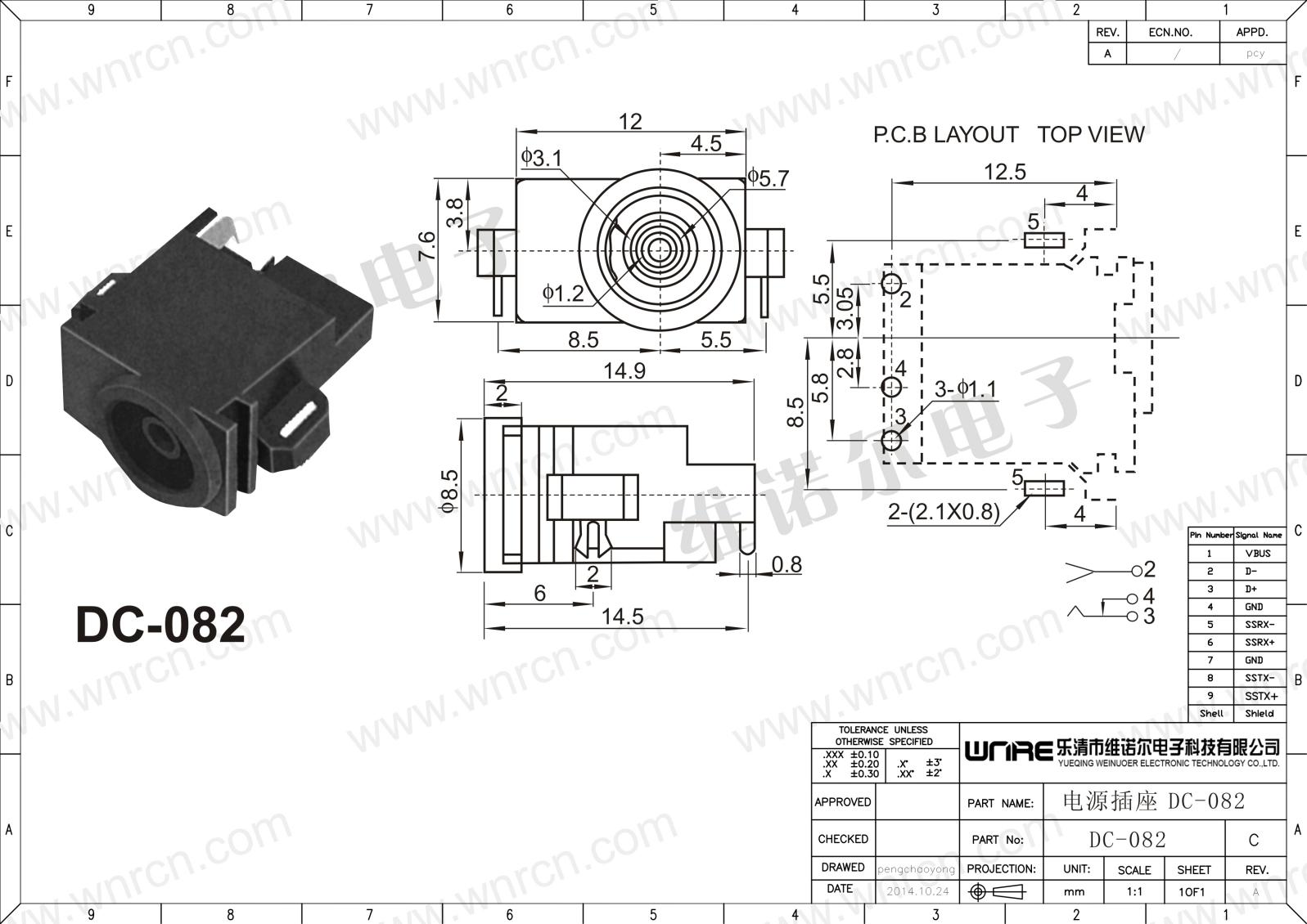 DC-081 Power Socket Design