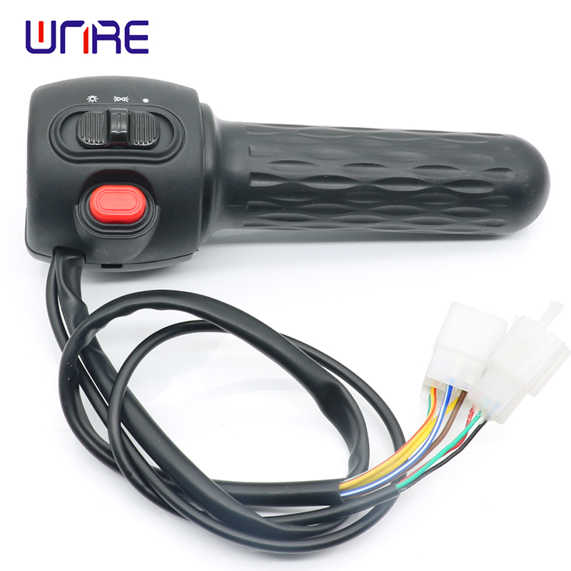 OEM High Quality Headlight Handle Electric Motorcycle Grip Accelerator Grip for off-road Vehicle Electric Scooter Manufacturers, Factories