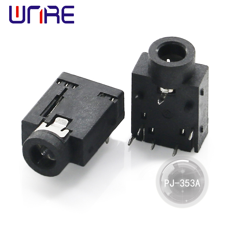 OEM pj-353A headphone socket, headphone jack, widely used in a variety of audio equipment Manufacturers, Companies