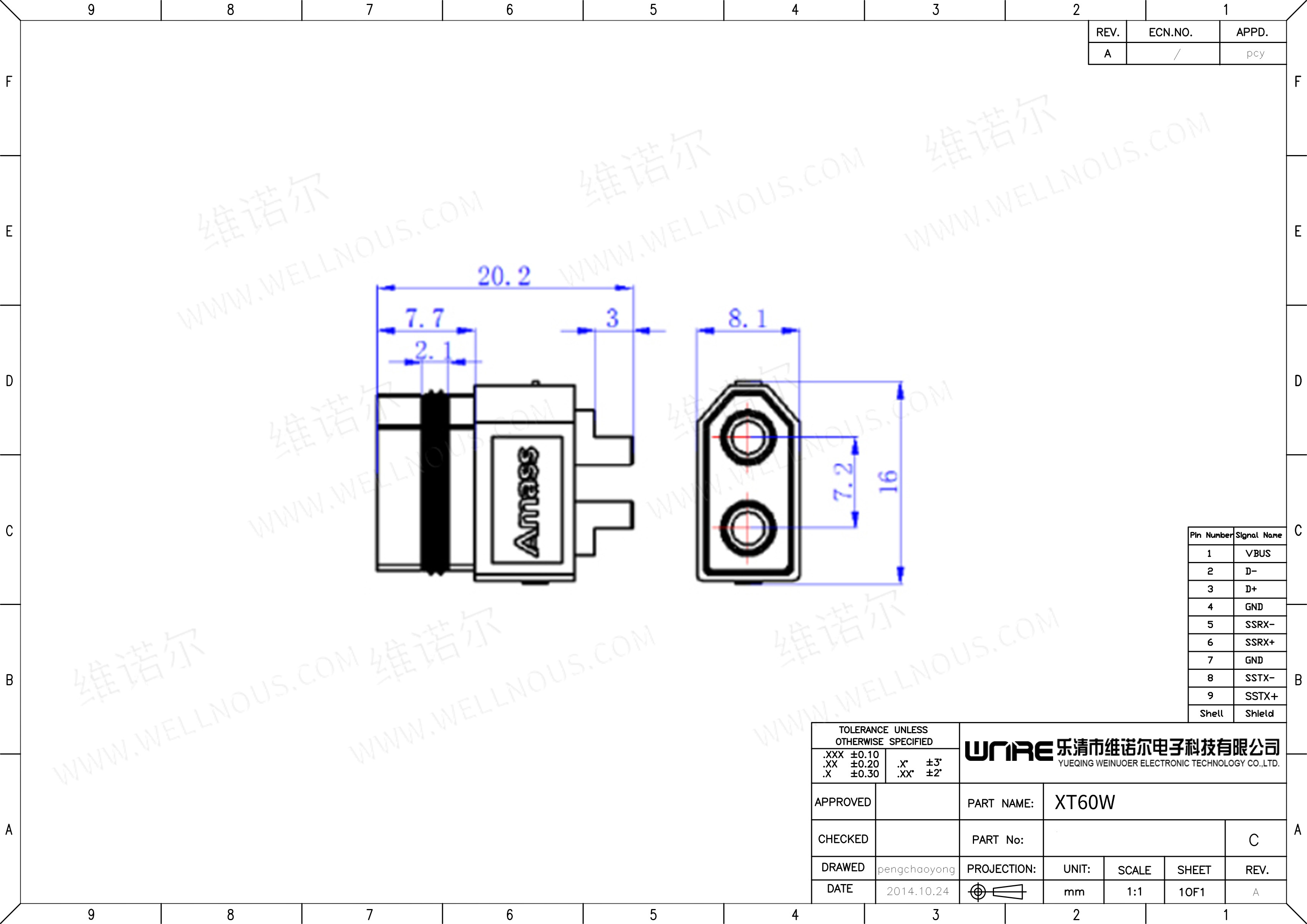 XT-60W Connector