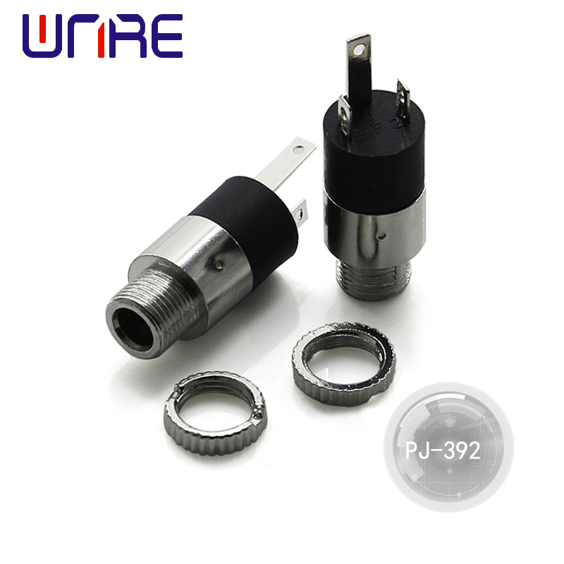 OEM pj-392 Headphone Socket, Audio port, Thread, 3 pin Manufacturers, Factories