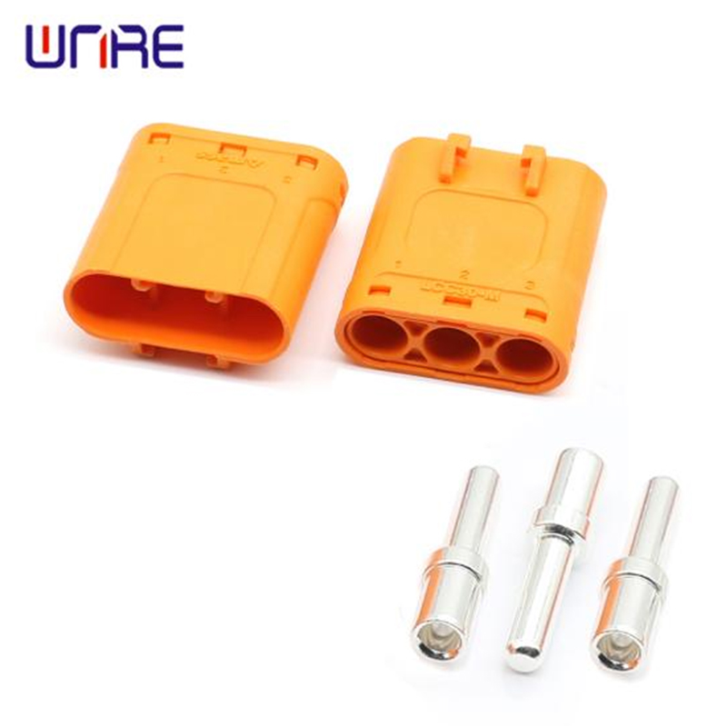 China Amass 3PIN Plug LCC30 Copper Silver Plated Lithium Battery Connector For Smart Appliance Male Female LCC30-F LCC30-M Manufacturers, Companies