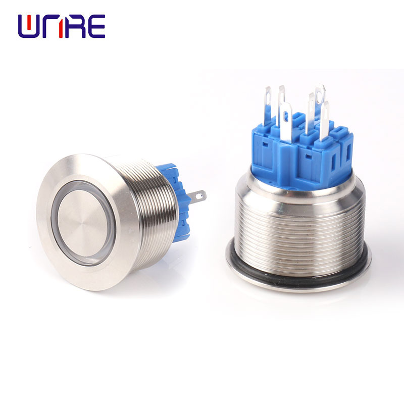 OEM 28A single-pole ring type self-locking with lamp Factories, Companies