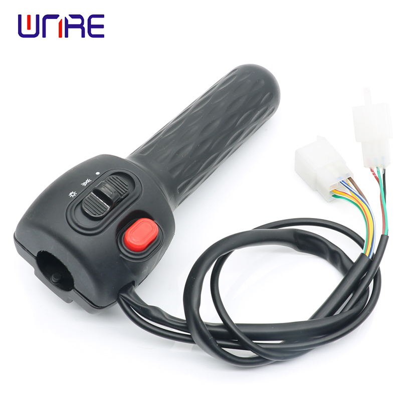OEM High Quality Headlight Handle Electric Motorcycle Grip Accelerator Grip for off-road Vehicle Electric Scooter Manufacturers, Factories