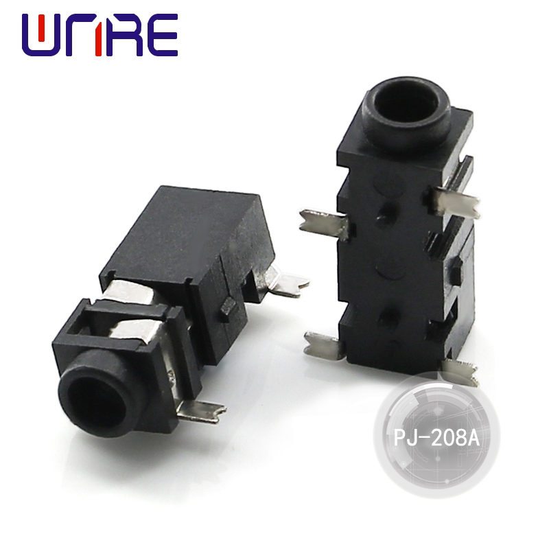 China PJ-208A Headphone Socket Audio Device 4 pins Manufacturers, Company