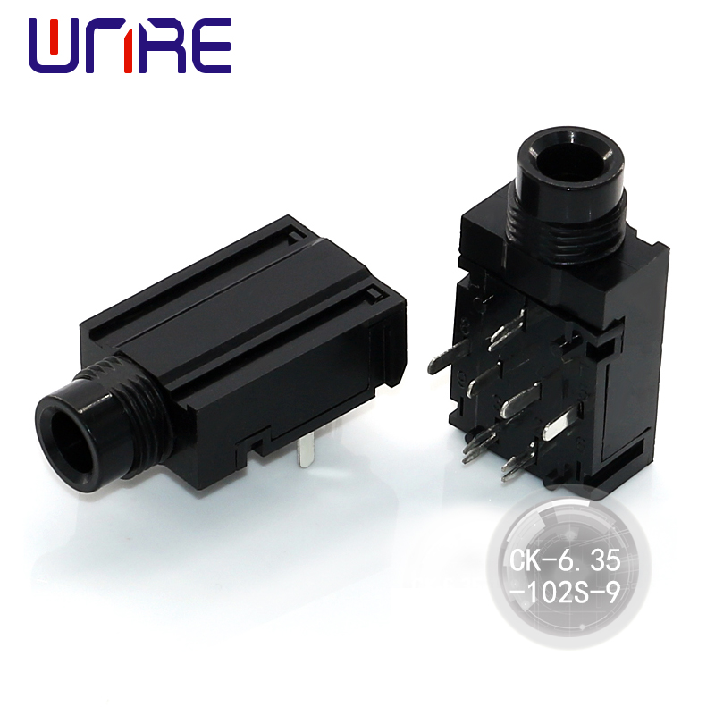 High quality metal 6.35mm jack