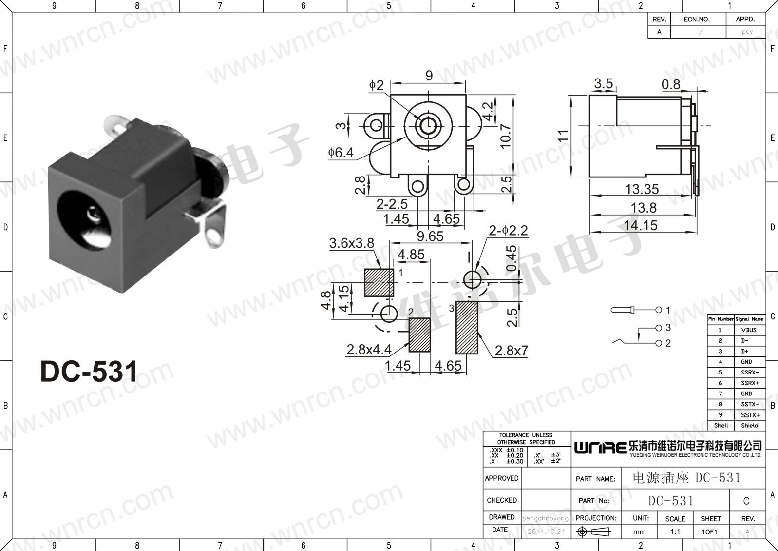 DC Power Socket Design