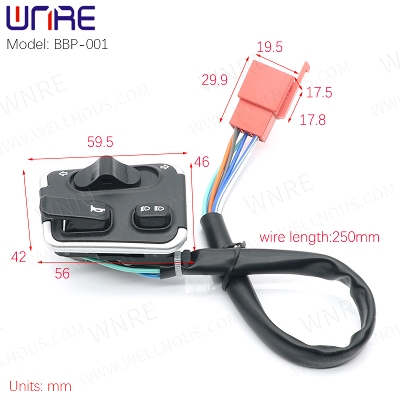 Electric bicycle switch component