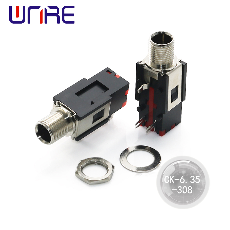 China CK-6.35-308 High Quality audio Equipment, threaded, black Supplier, Company