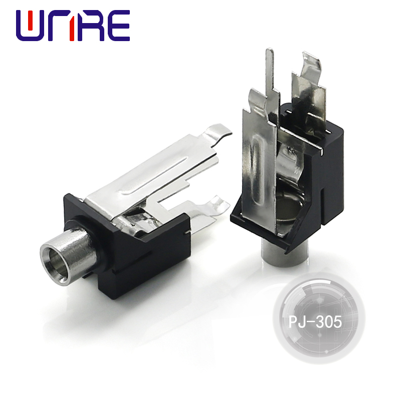 China Audio Connector pcb mounting Audio Stereo jack PJ-305 Manufacturers, Suppliers