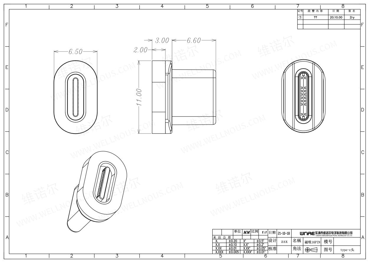 DC power connector details