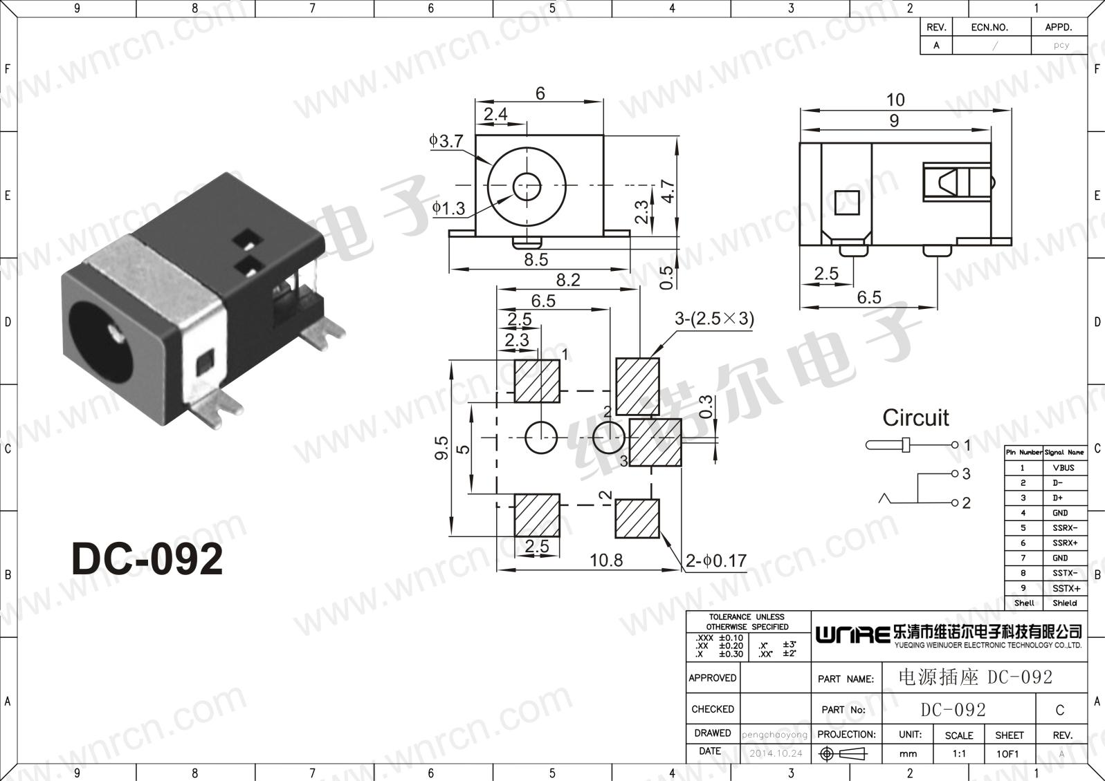 DC Power Socket Product View