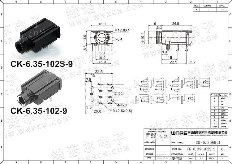 CK-6.35-102S-9 Detail