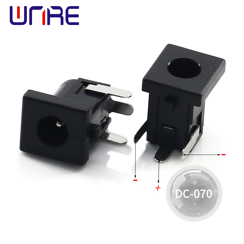 Dc-070 Black power socket