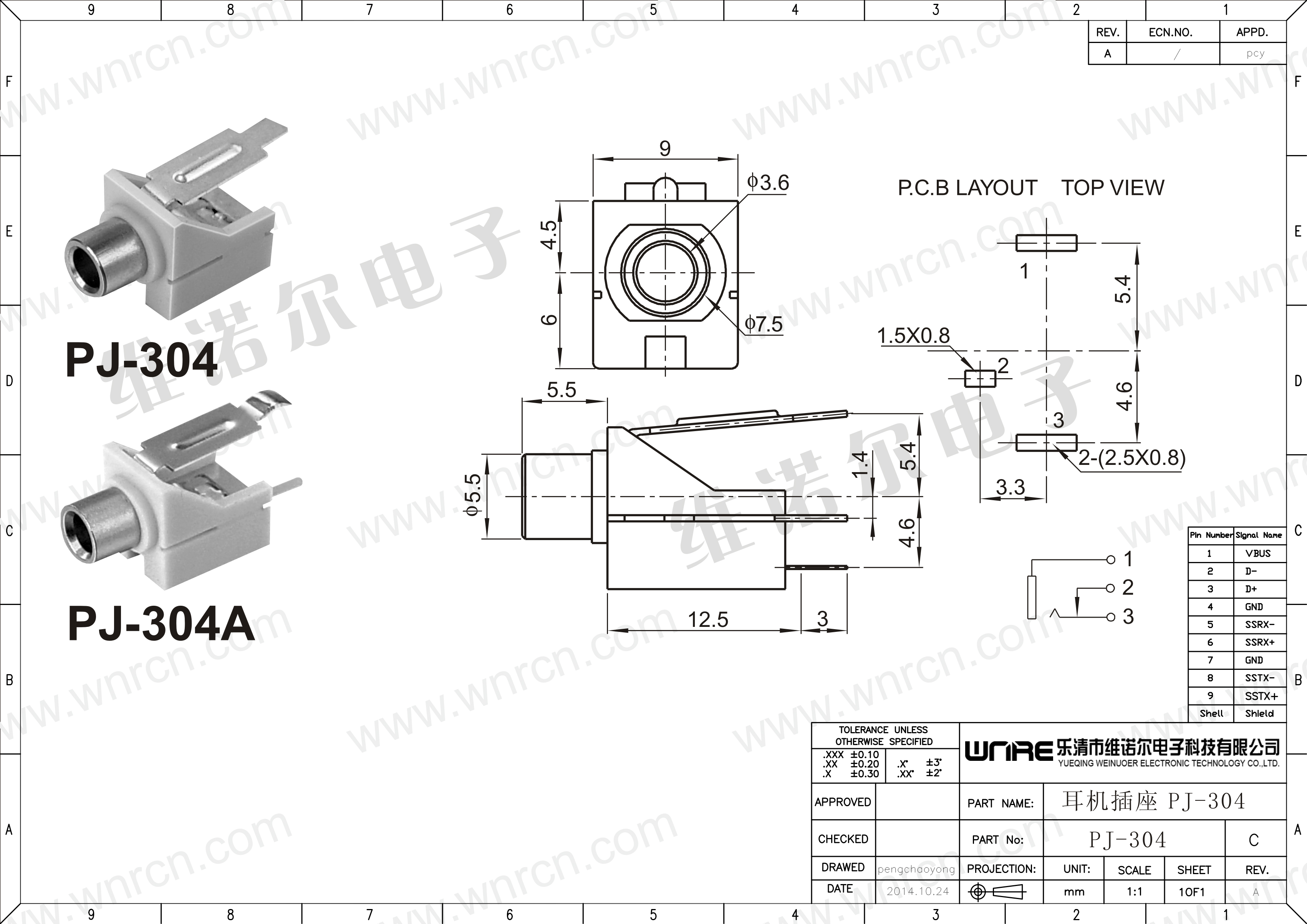 PJ-304 Component View