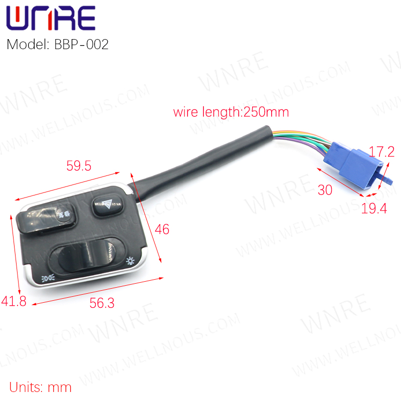 Electric vehicle combination switch part