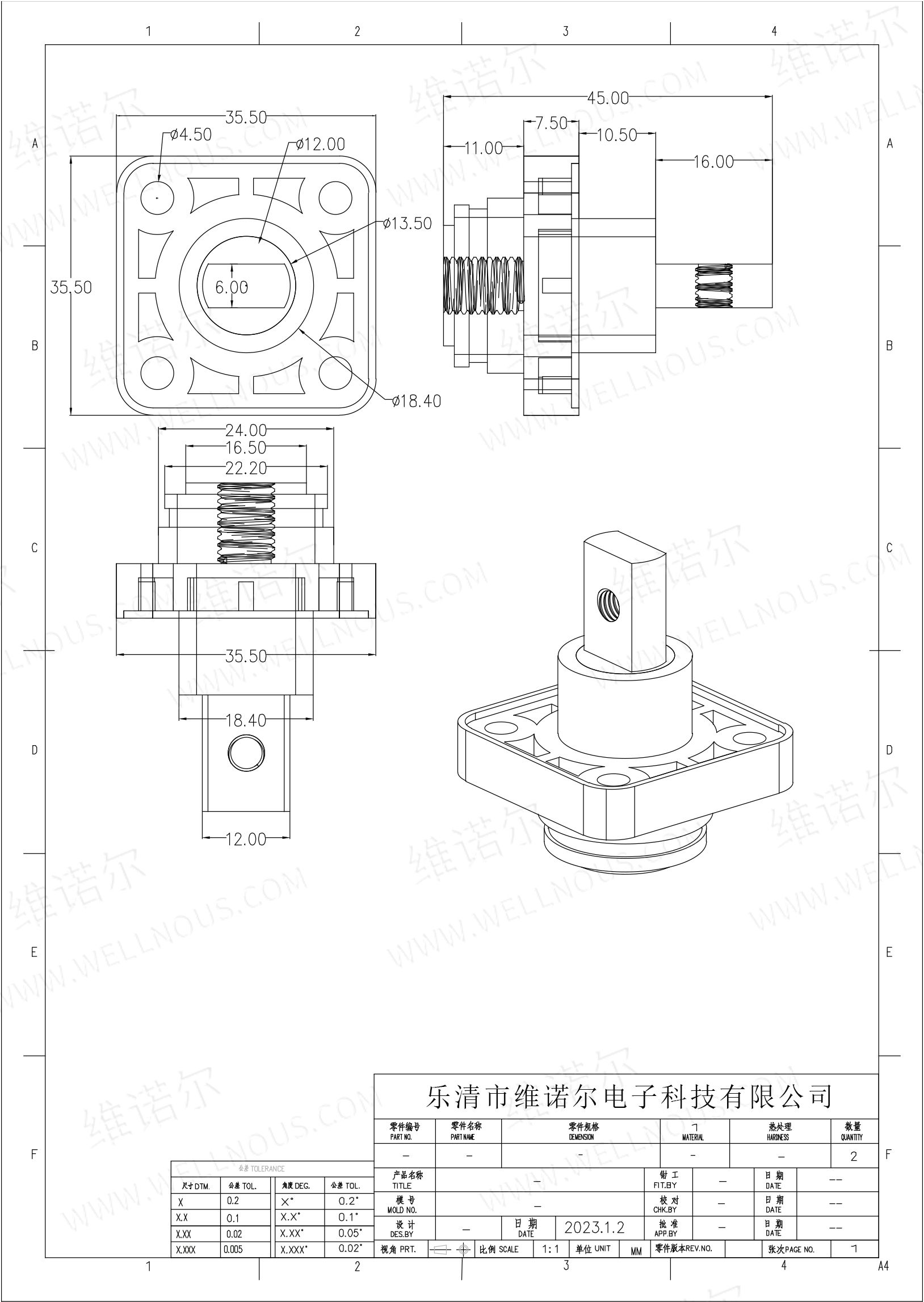 Wiring Column Detail