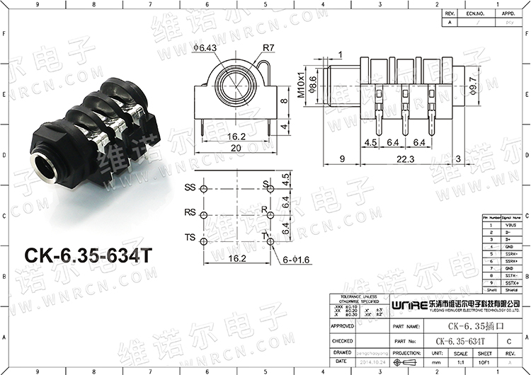 CK-6.35-634T Product View