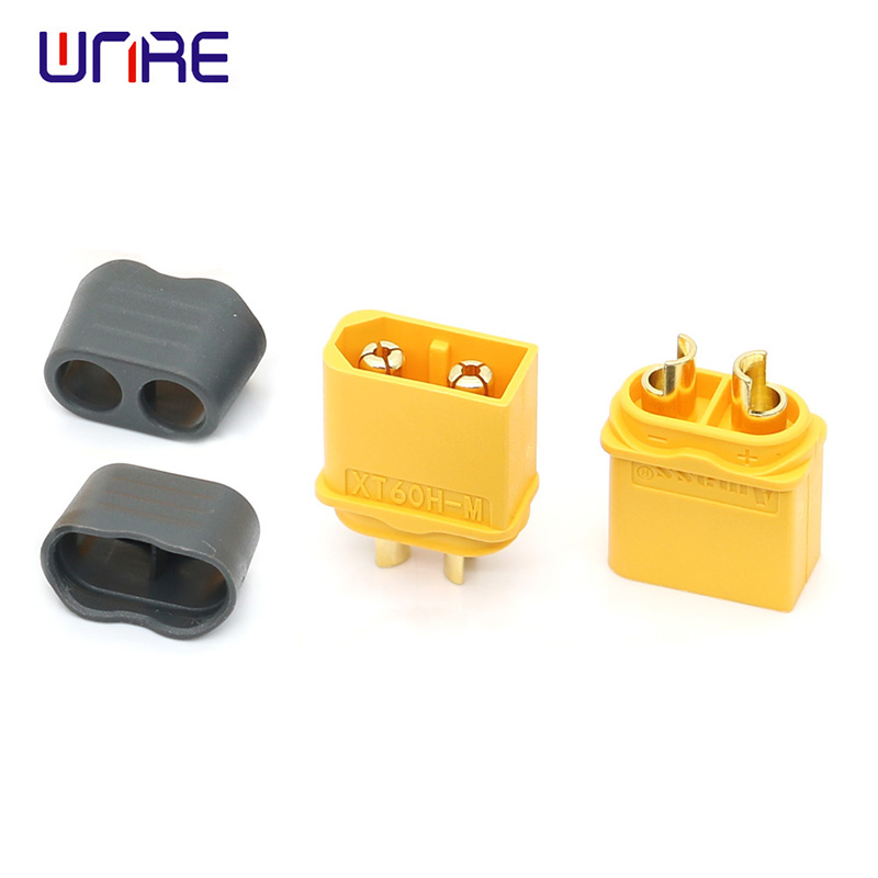 China Yellow XT60H-M Plug Connector With Sheath Suppliers, Factories