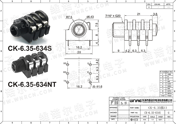 CK-6.35-634S Product Image 1