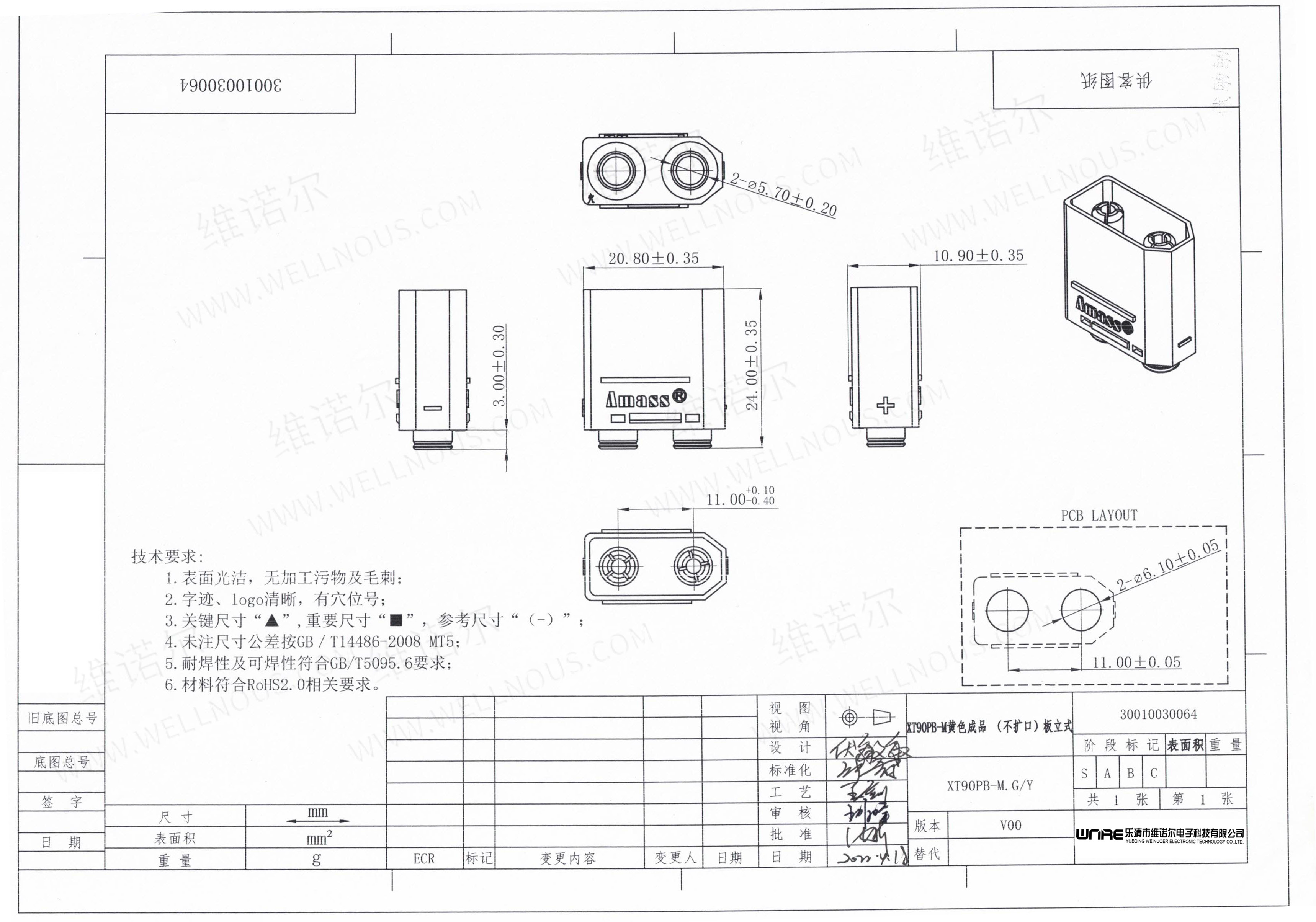 XT90PB-M Application