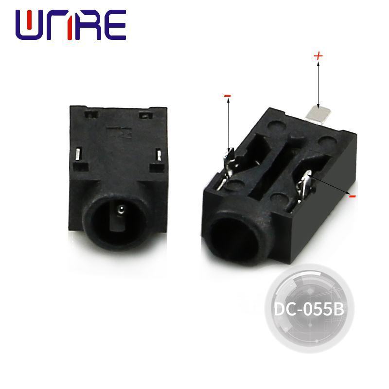 OEM Dc-055b High-quality DC power socket Black Manufacturer, Supplier