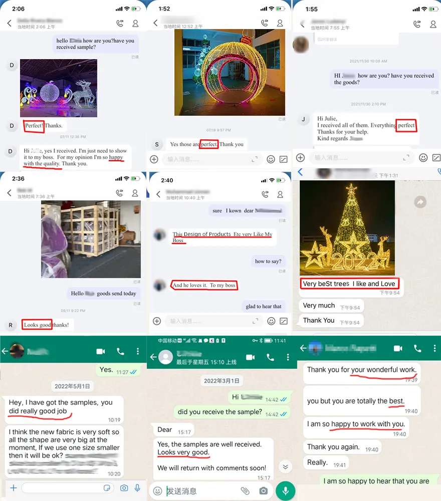 Customer Feedback Screenshot