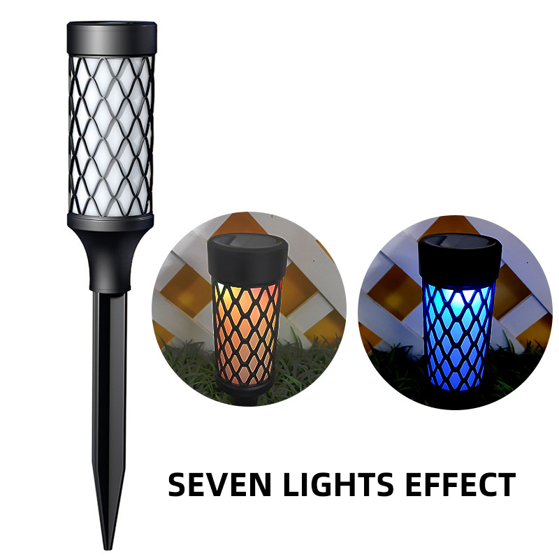 RGB Solar LED Garden Stake Light for Outdoor Landscape Decor