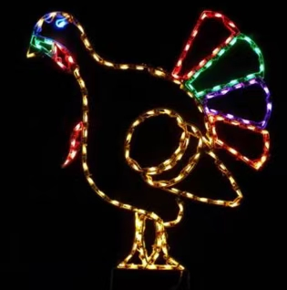 Outdoor Street Decorative IP65 Waterproof Easter Christmas Decorative Holiday Motif Lights