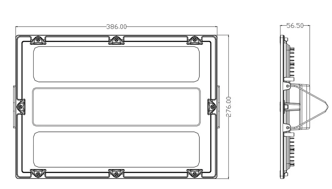 100W-150W dimensions