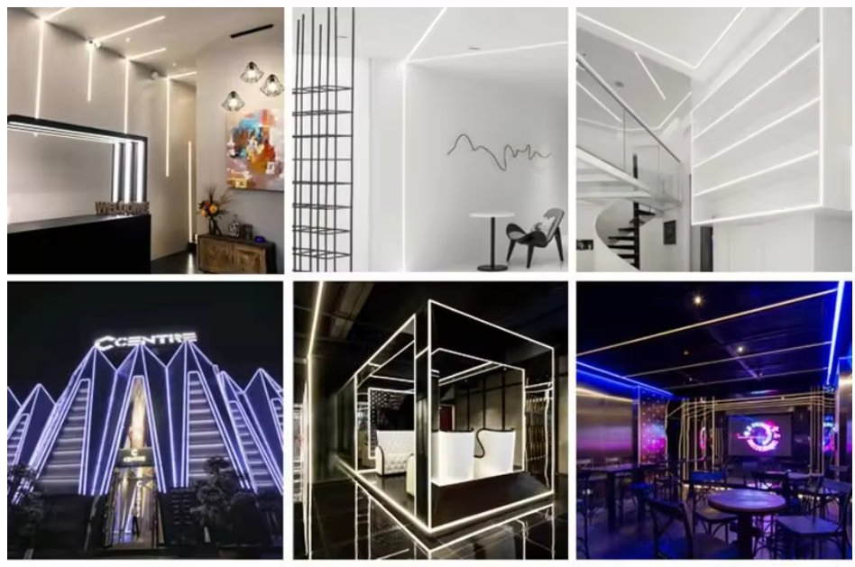 6X12mm LED Neon Lights 24V/12V Side Bending Warm White Red Blue Green Red LED Light