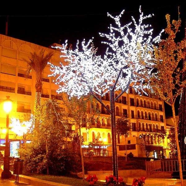 Light up Artificial White Cherry Blossom Light for Garden Decoration