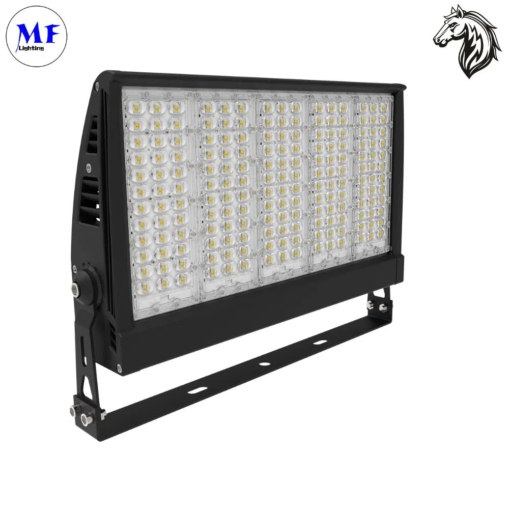 Free OEM/ODM 800W 1-10V/PWM/ Triac Dimming Zigabee LED High Mast Flood Light Waterproof LED Floodlight for Outdoor Sport Tennnis Court Commercial Centre Plaza