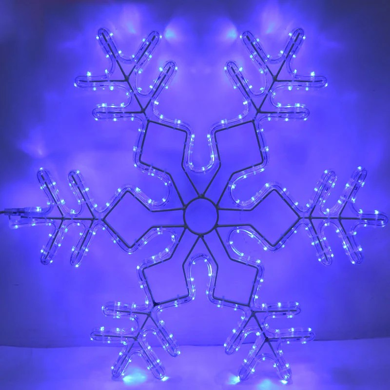 2D Outdoor LED Snowflake Motif Lights for Christmas &amp; Easter Holiday Light Wedding Decoration Light