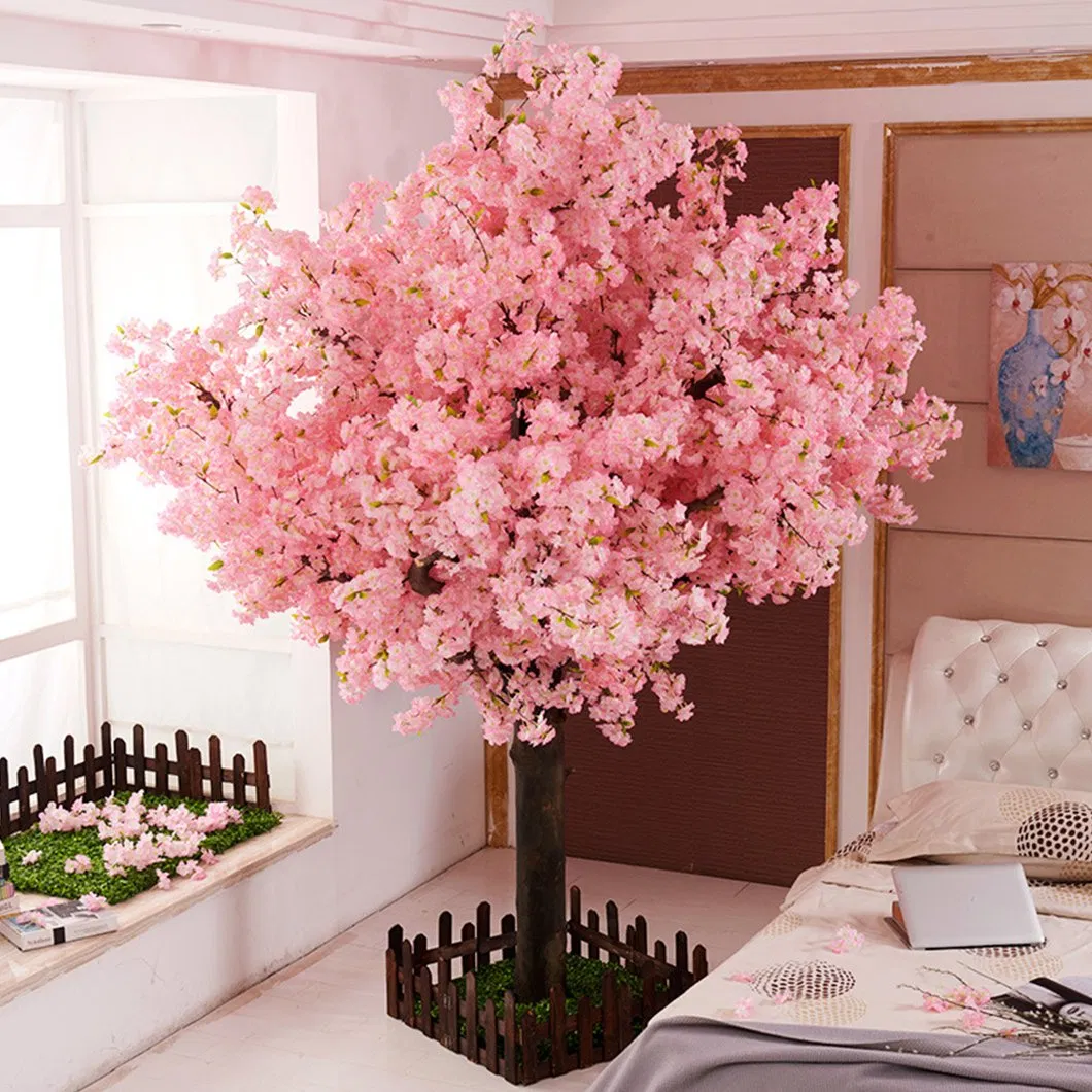 Realistic Artificial Cherry Blossom Tree Simulated Garden Landscaping and Scenic Spot Wedding/Christmas Layout Artificial Landscape Tree