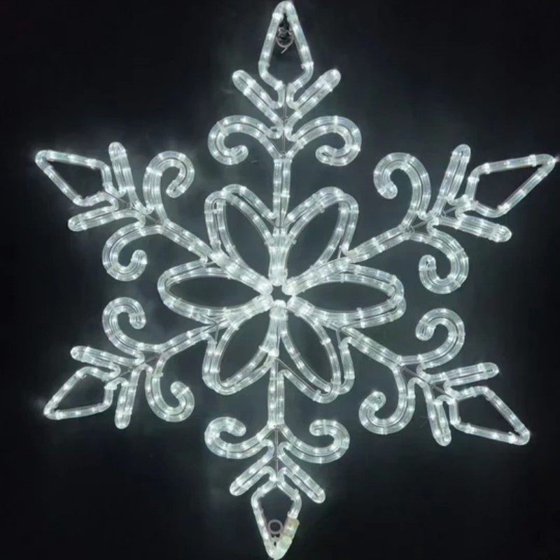 2D Outdoor LED Snowflake Motif Lights for Christmas &amp; Easter Holiday Light Wedding Decoration Light