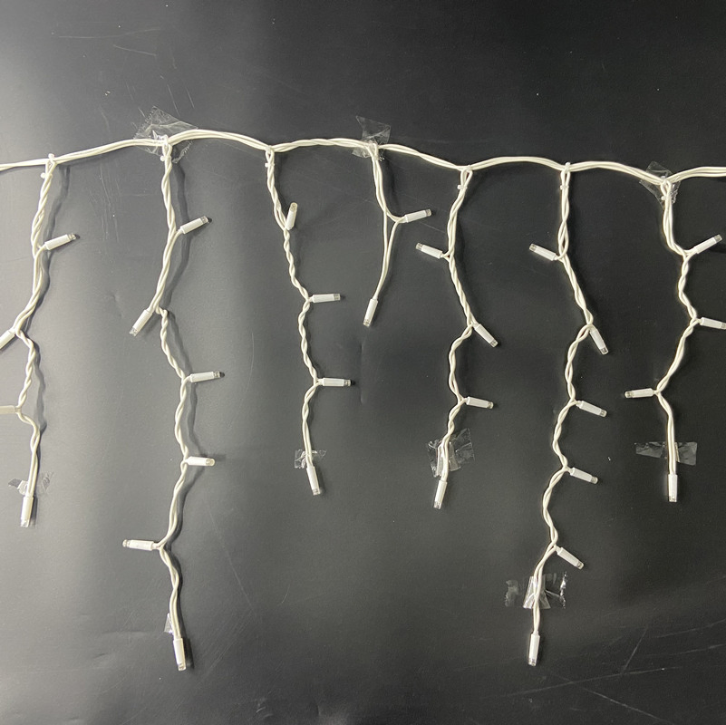 24V Low Voltage Safety Decoration Christmas Icicle Light for House Decoration