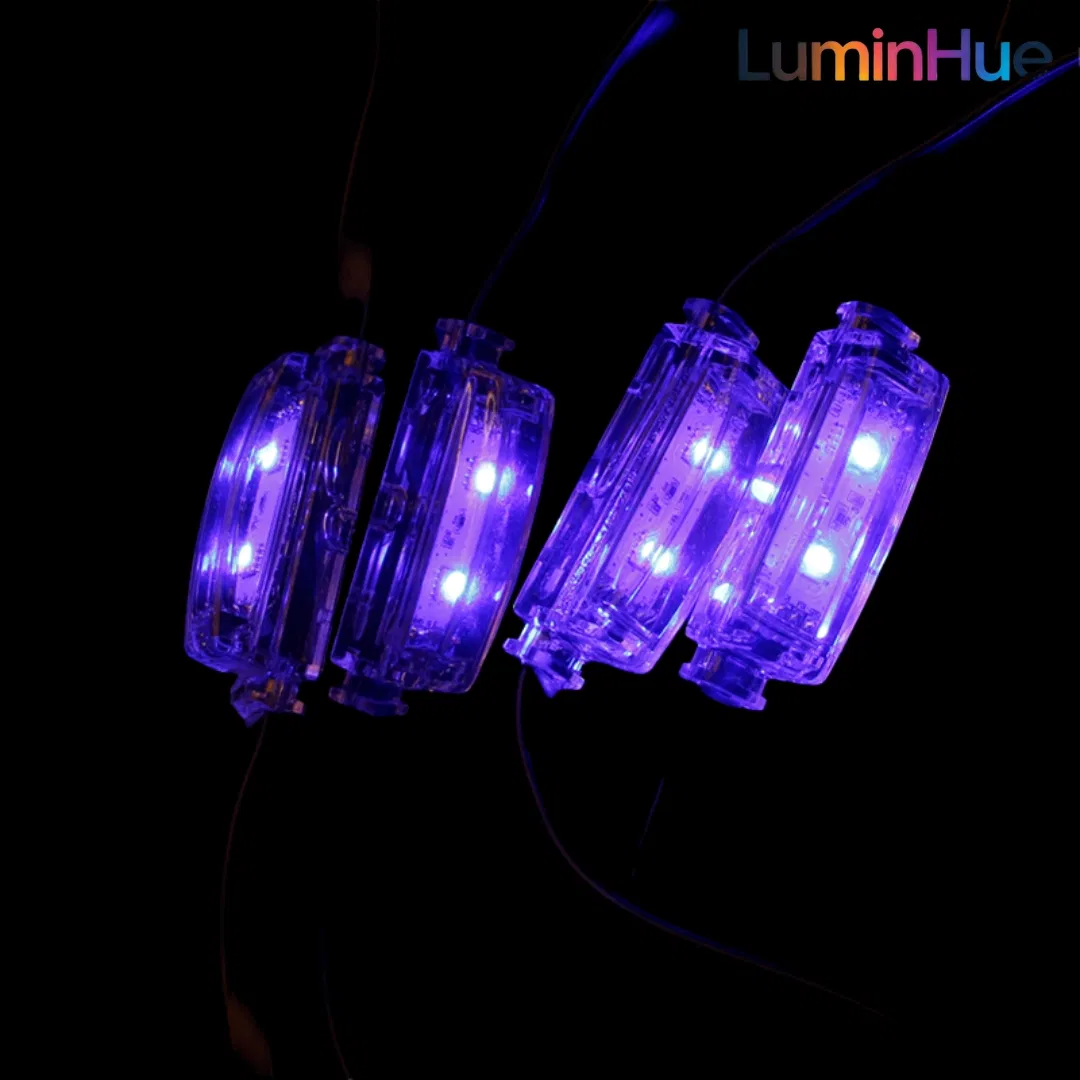 P50h Pebble String Lights (LuminHue Series) 60m Long-Distance Commercial Plaza Decor