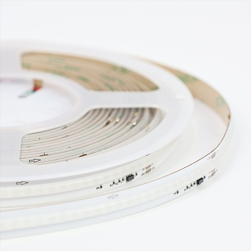 DC24V Low Voltage Addressable COB Digital LED Strip 720LEDs/M 12mm COB Light Strip Color Pixel 3535 COB KTV Bar Magic RGB LED Strip