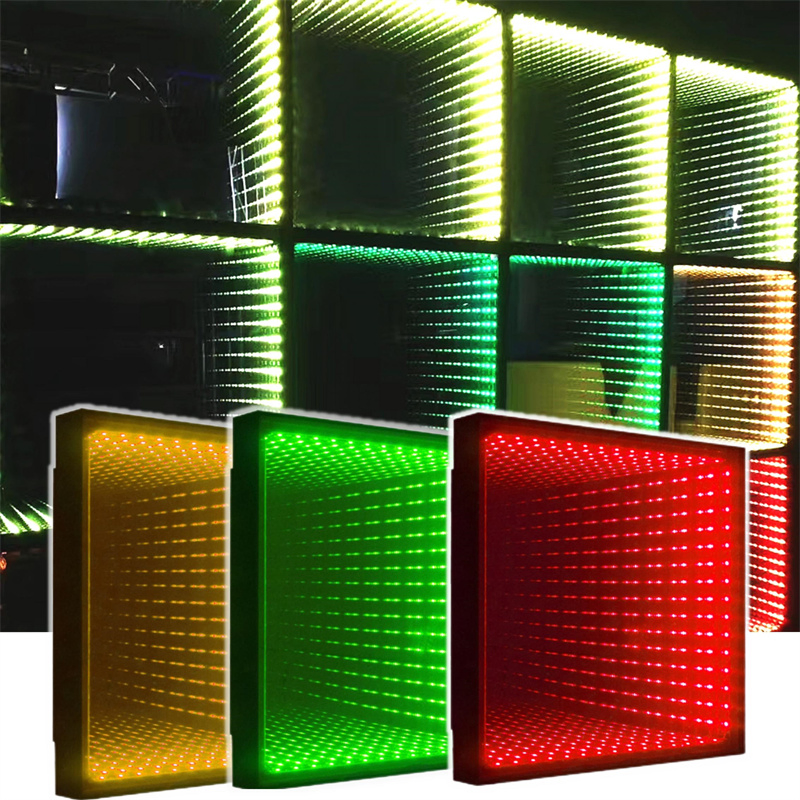 LED 3D Dance Floor White Modular Interactive Wedding LED Dancing Floor 15W Party Decoration Light