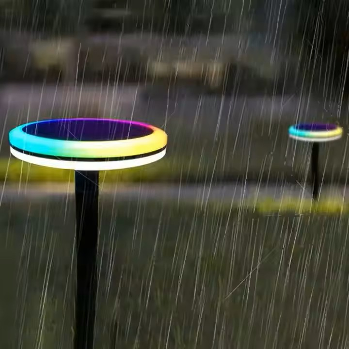 Solar Powered Garden Waterproof Charging Energy Saving RGB Charging Decorative Light Garden/Courtyard Outdoor Light