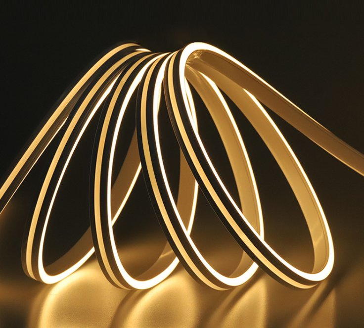 6X12mm LED Neon Lights 24V/12V Side Bending Warm White Red Blue Green Red LED Light