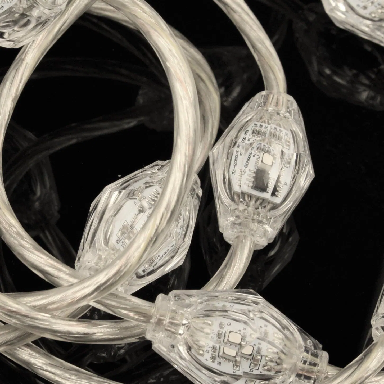 Outdoor Safety Waterproof Meteor Shower Light Effect Rhombic Diamond Lamp