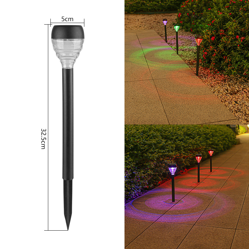 Solar Garden Lawn Lights for Outdoor Decoration, Waterproof Landscape Lighting with Ground Stake for Yard, Garden and Grass 32.5*5cm