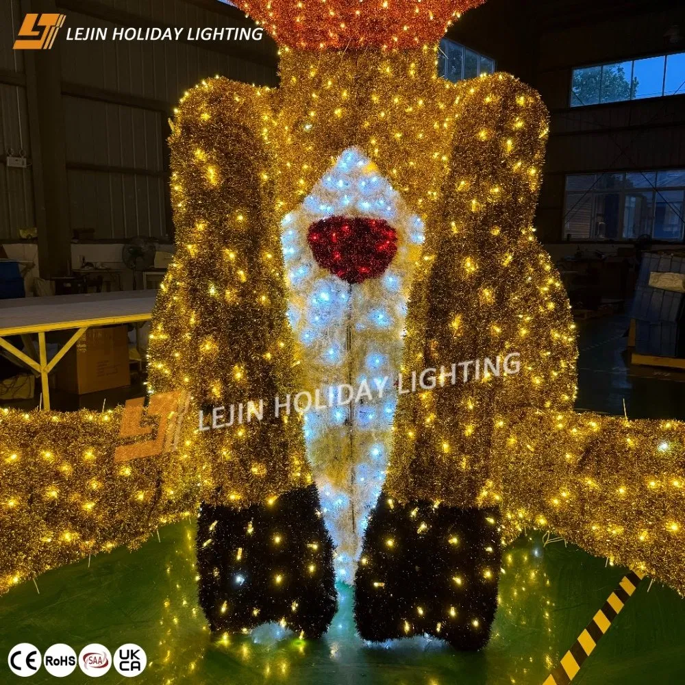 Christmas Decoration LED Giant Elk Motif Lights for Outdoor Use