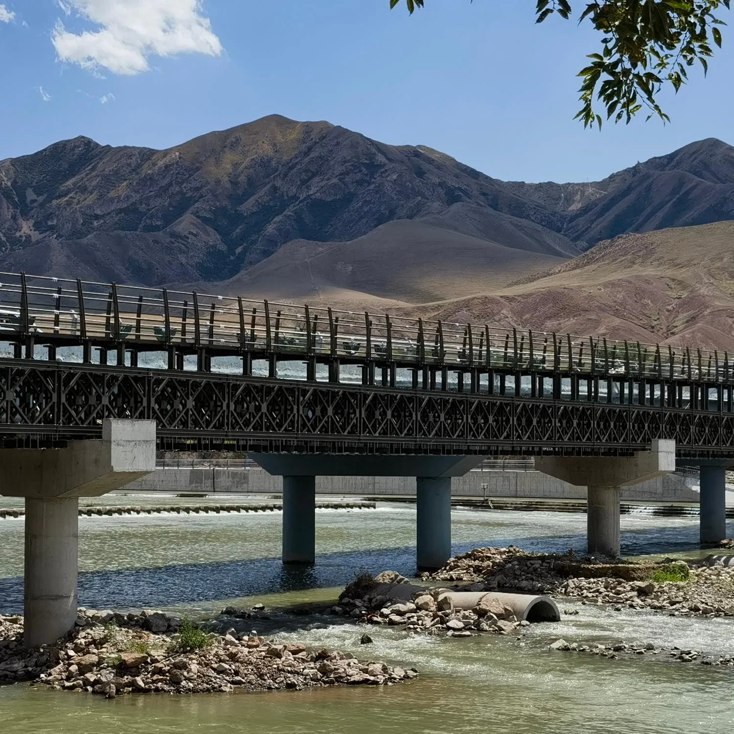 Low Cost Steel Prefabricated Portable Bailey Bridge for Emergency Purpose